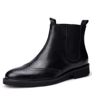 giày boot nam da bò